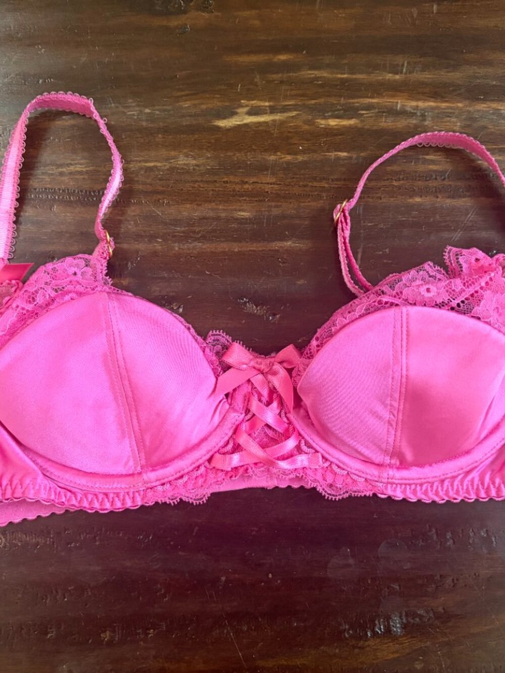 Agent Provocateur Pink Lace Bra 34B - Picture 2 of 5